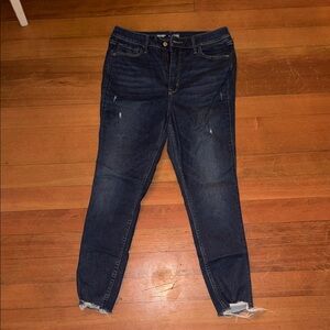 Old Navy Women's Dark Blue Skinny Jeans